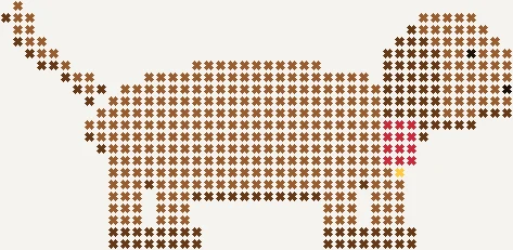 Dachshund Cross Stitch Pattern preview